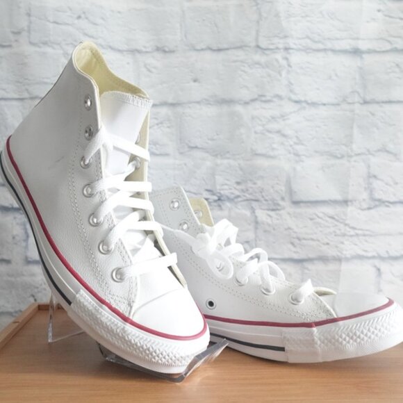 Chuck Taylor All Star Leather High Top White - Picture 2 of 12